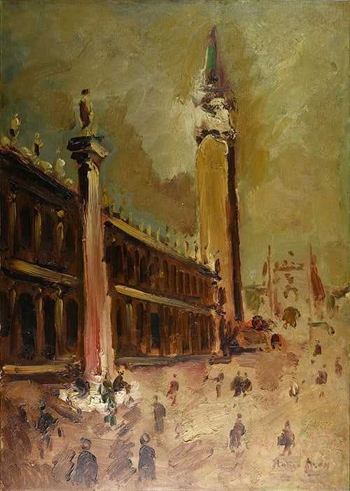 Italico Brass VENEZIA: Italico BrassVENEZIAolio su tela, cm 70x50firmasul retro: firma e titoloProvenienzaCollezione privata