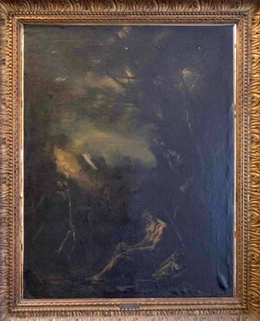 Follower of Alessandro Magnasco . St Paul the Hermit (1 of 6)