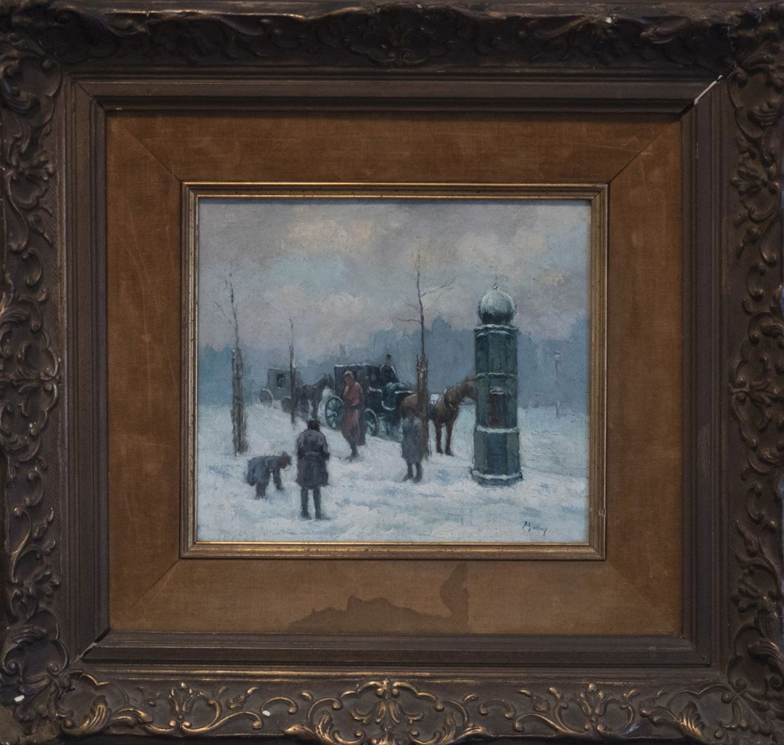 MALFROY (XIX-XX) WINTER IN PARIS (1 of 6)