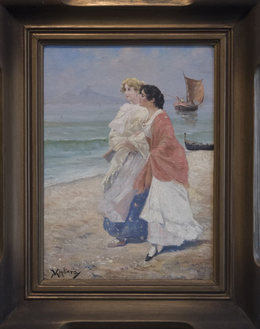 VINCENZO MIGLIARO (1858-1938) TWO LADIES (1 of 8)