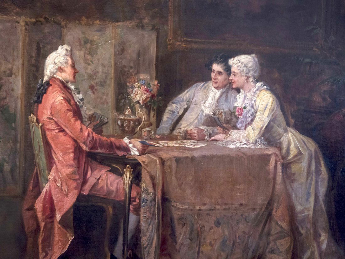 VICTOR JOSEPH CHAVET (1822-1906) Playing cards (1 of 8)