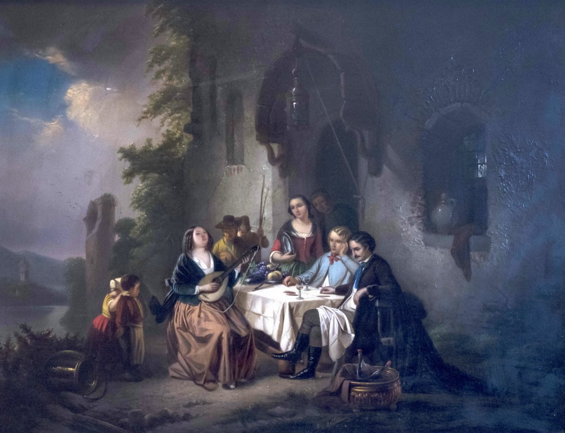 XIXth GERMAN Interior Scene (1 of 9)