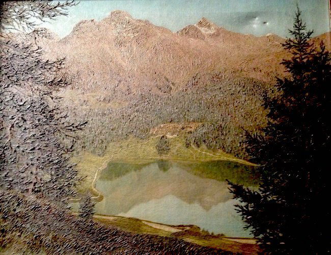 JOHANNES SCHUTZ (1854-1933) ST.MORITZER SEE (1 of 11)