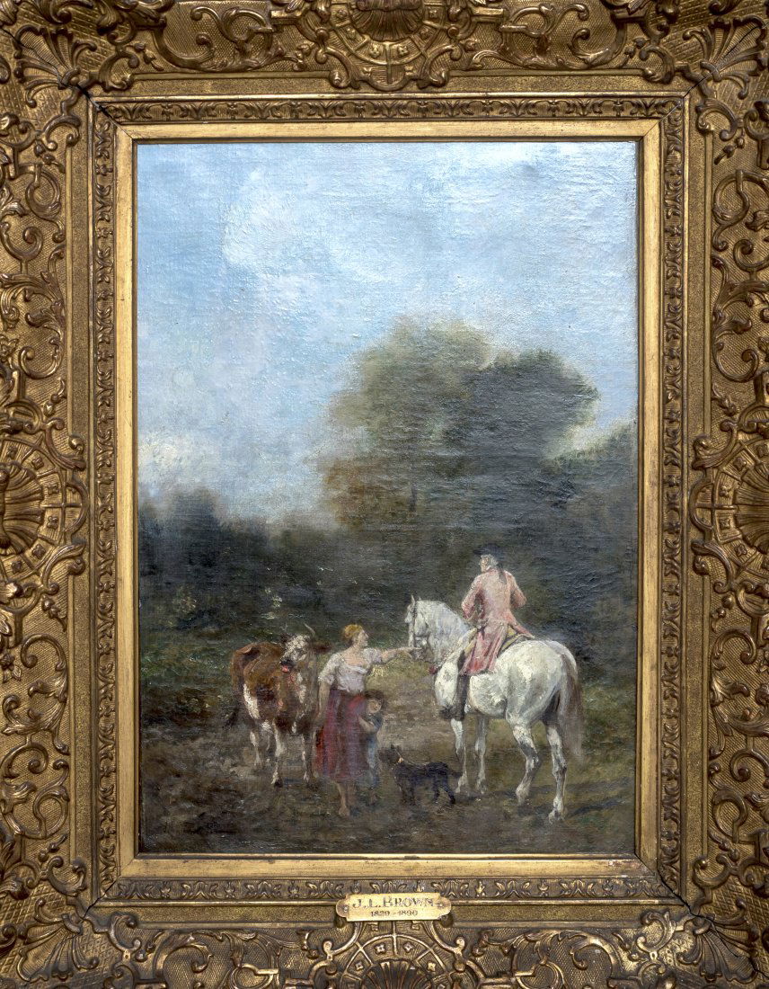 JOHN LEWIS BROWN (1829-1890) The Reunion (1 of 6)