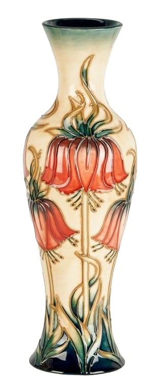 Moorcroft Crown Imperial Vase By Rachel Bishop, LIMITED EDITION no 18/600. (1 of 6)