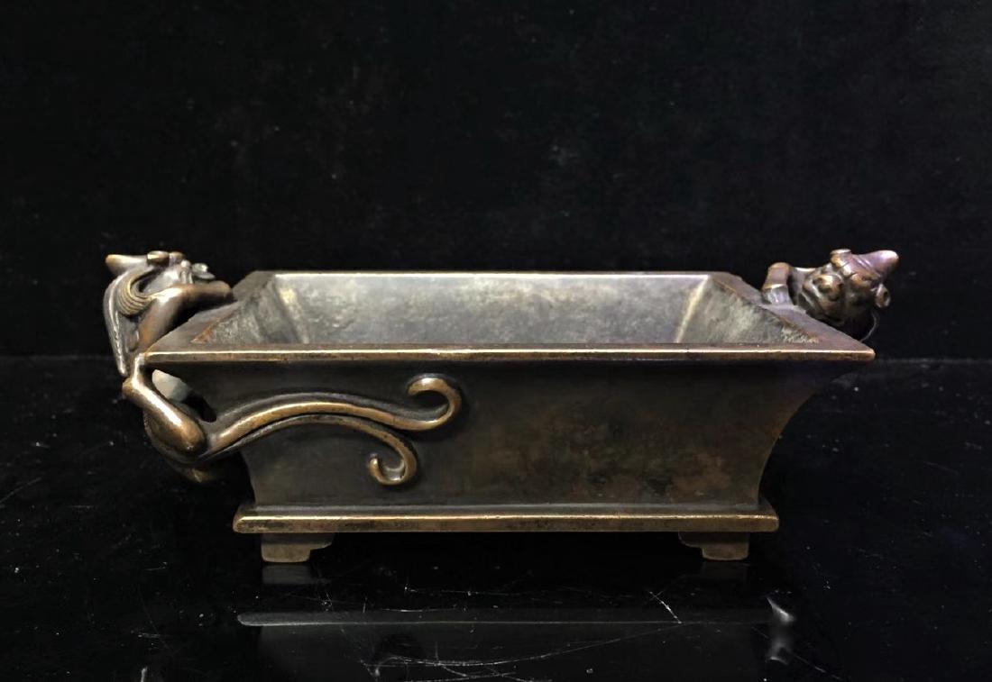 Bronze Vessel with Animal Handles with Mark (1 of 9)