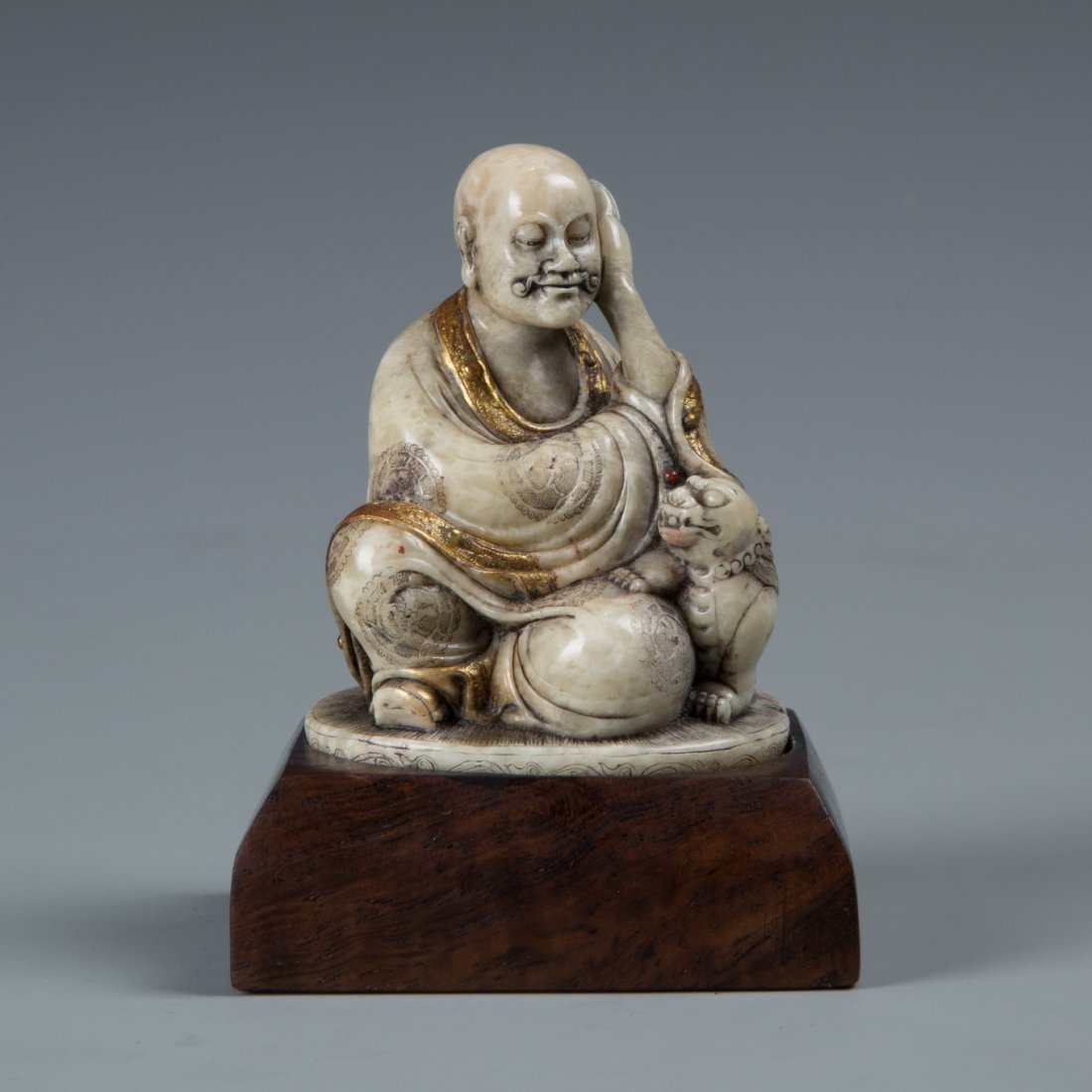 A Chinese Soapstone LuoHan (1 of 5)