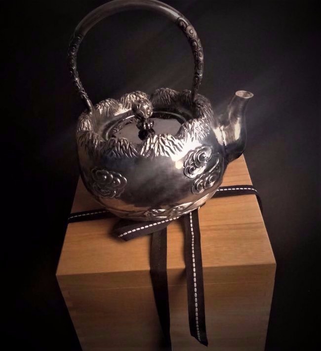 Japanese Silver Teapot With Box (1 of 9)