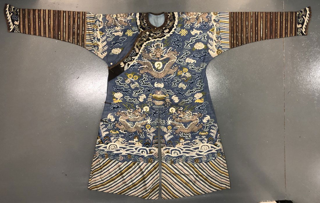 Chinese Silk Kesi Dragon Robe (1 of 10)