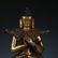 Three Gilt Bronze Buddhas Seated In Various Poses - 3