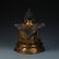 Three Gilt Bronze Buddhas Seated In Various Poses - 5