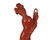 FINE CORAL FIGURE OF A LADY WITH A FLOWER BASKET - 9