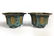 PAIR OF QING DYN. CLOISONNE ENAMELLED JARDINIERES - 2