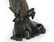 MING DYN. BRONZE QILIN-FROM STAND W/ ARCHAIC MIRROR - 3
