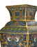 PAIR OF CLOISONNE ENAMEL SQUARE VASES, QIANLONG MARK - 5