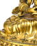INSCRIBED & GEM-INLAID GILT BRONZE FIGURE OF AMITAYUS - 5