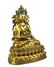 INSCRIBED & GEM-INLAID GILT BRONZE FIGURE OF AMITAYUS - 7