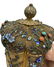 CHINESE EXPORT ENAMELED SILVER GILT FILIGREE TEA CADDY - 5
