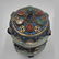 CHINESE SILVER GEM-INLAID TEA CADDY WITH JADE BANGLES - 3