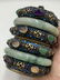 CHINESE SILVER GEM-INLAID TEA CADDY WITH JADE BANGLES - 6