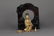 CARVED SOAPSTONE FIGURE OF GUANYIN WITH HARDWOOD BASE - 6