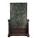 CARVED GREEN JADE TABLE SCREEN - 2