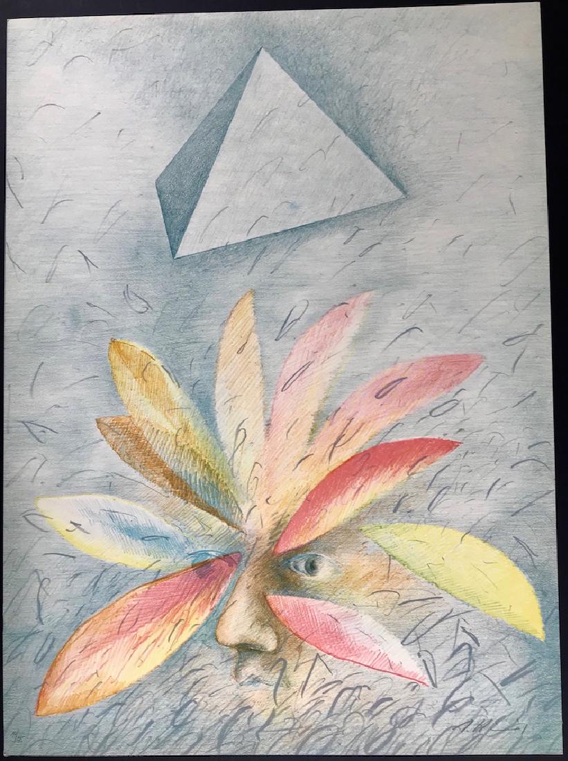 Robert Llimos Lithograph: "Manhattan 2" - Robert Llimos - Hand Signed & Numbered Lithograph