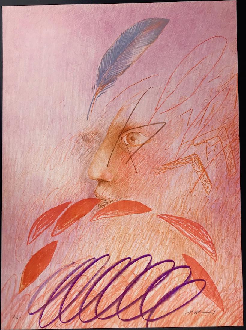 Robert Llimos Lithograph: "Manhattan 1" - Robert Llimos - Hand Signed & Numbered Lithograph. 30x22