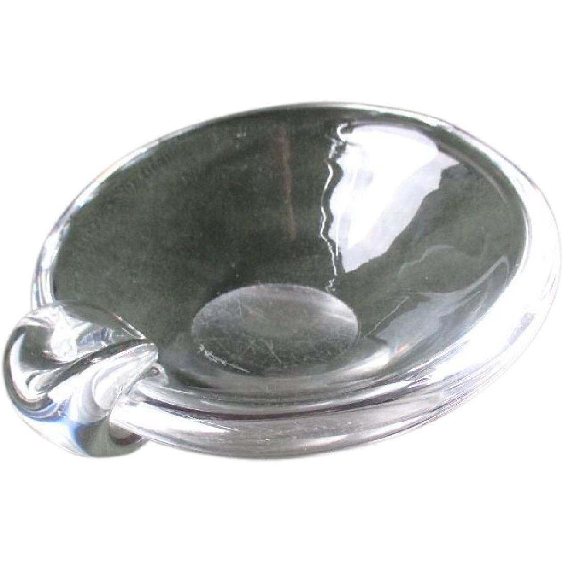 Beautiful Steuben Sloped Bowl Ashtray (1 of 7)