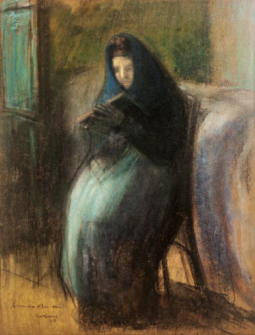 Artur Markowicz (1872-1934), Reading by the Window (1 of 2)