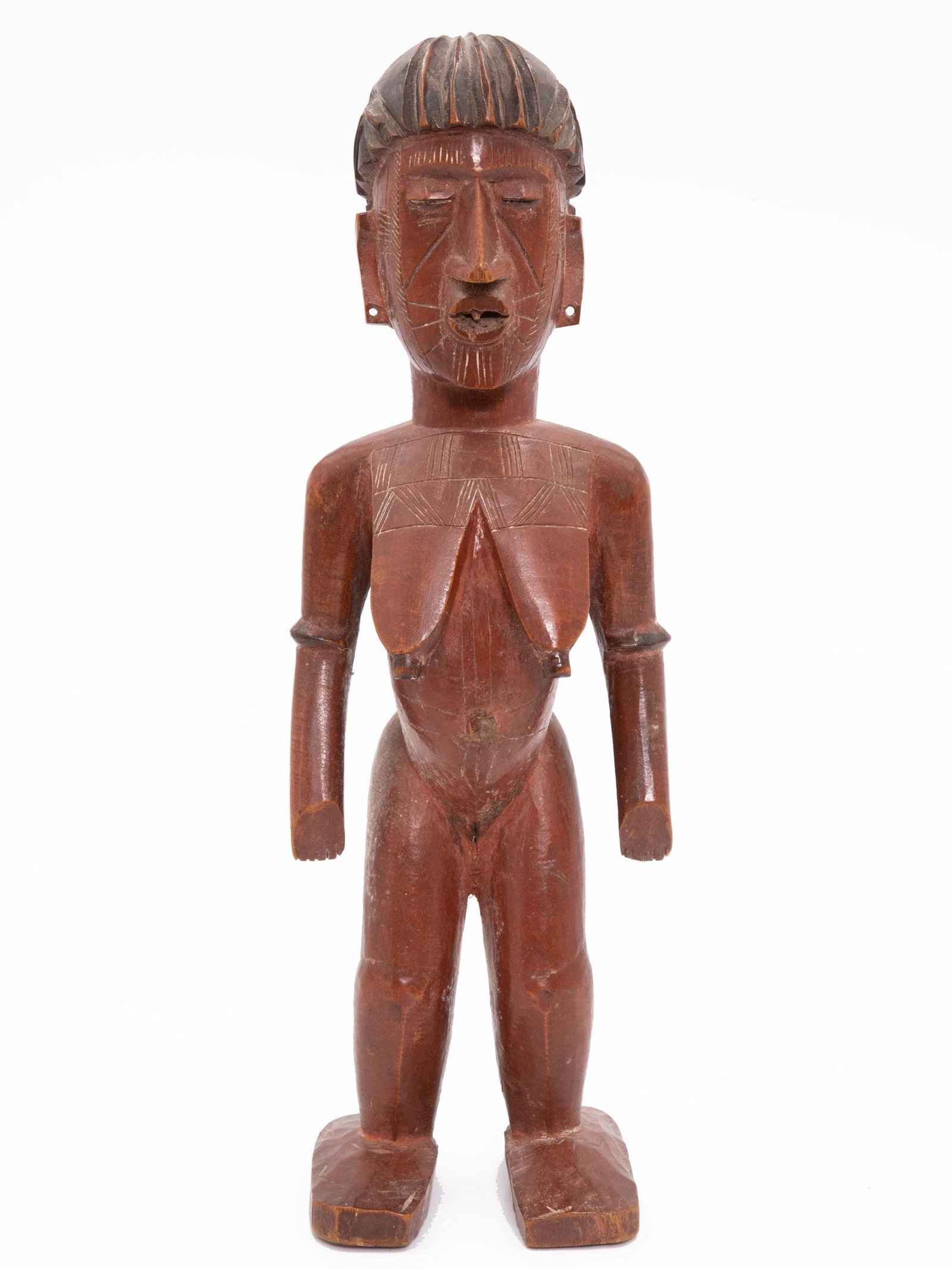 A Bobo Female Figure, Burkina Faso: A Bobo Female Figure, Burkina Faso Height: 42 cm Condition: For a detailed condition report, please contact us at info@hammersite.com Provenance: Estate of Sofia Abramovna Bertman and