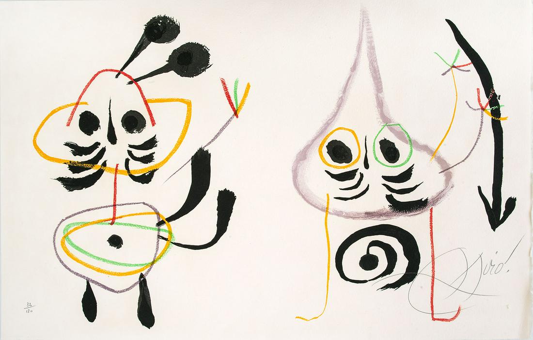 Joan Miro, L'Enfance D'Ubu 1975 (1 of 1)