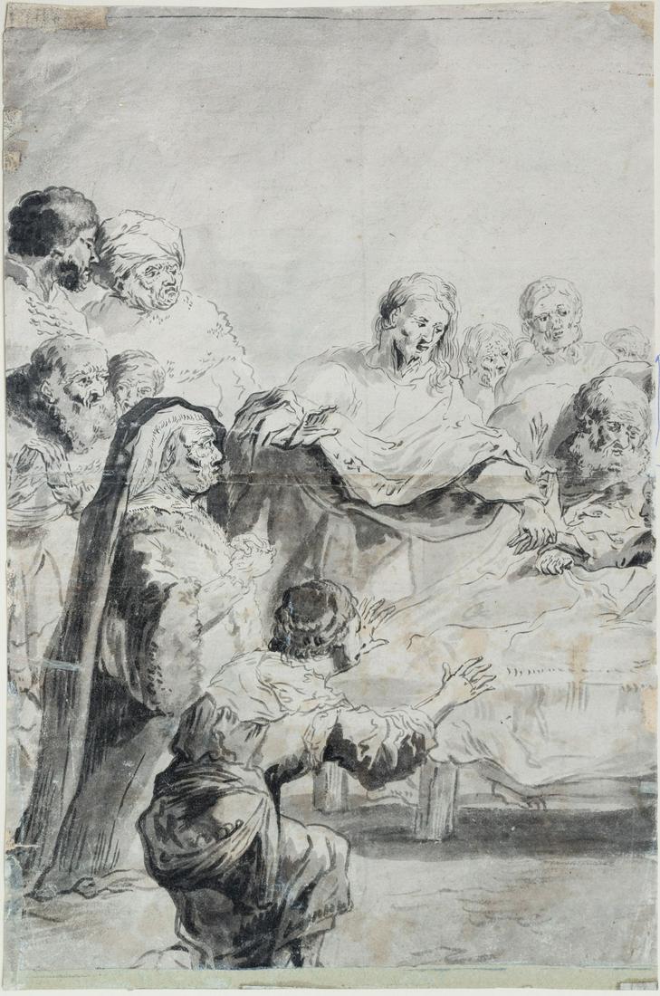 Dutch School, 17th Century, The Raising of Lazarus (1 of 3)