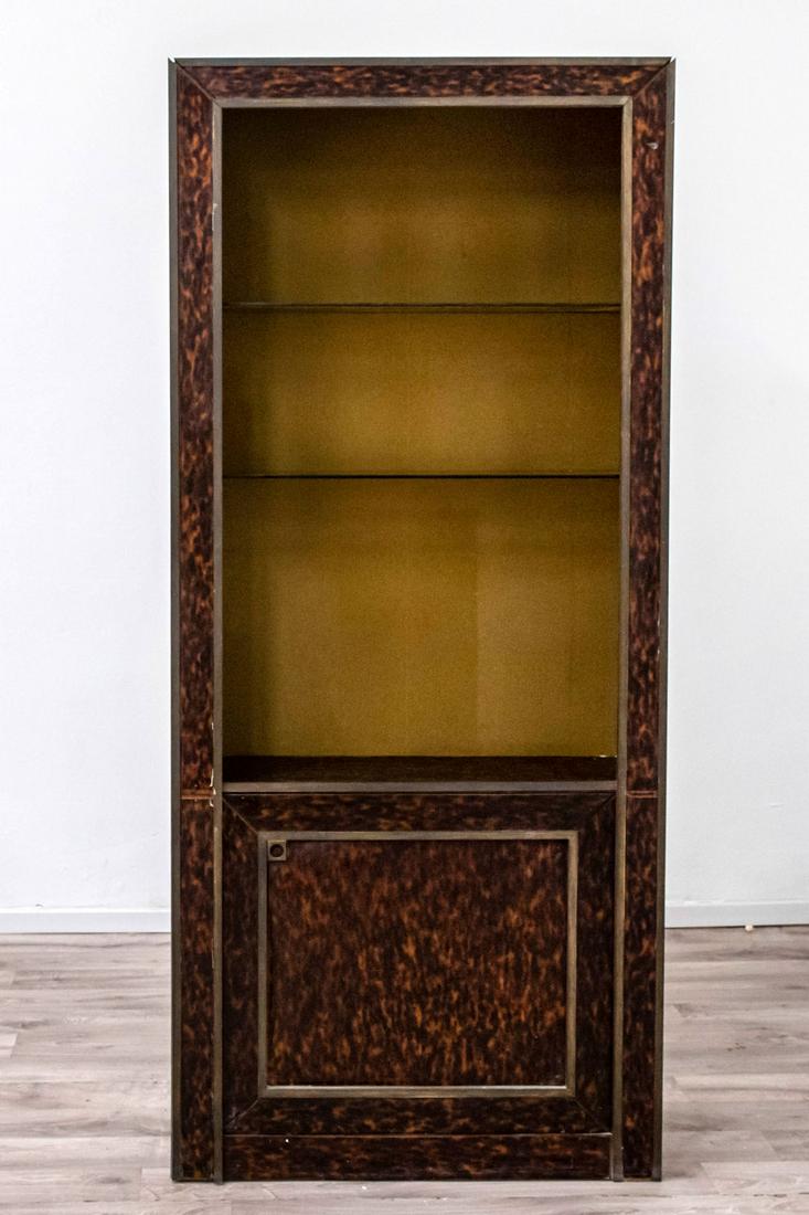 A Faux Tortoiseshell Veneer Display Cabinet, France, Mid 20th Century (1 of 3)