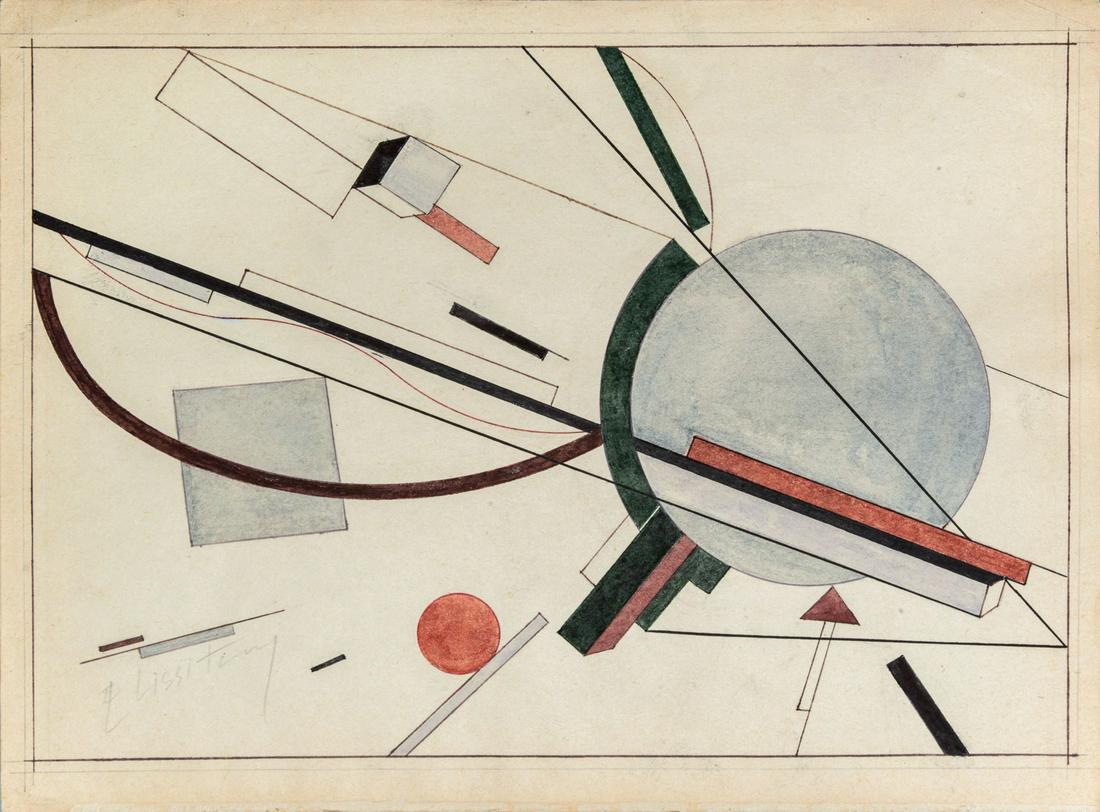 Lazar (El) Lissitzky (1890 - 1941), Suprematist Composition - Mar 19 ...