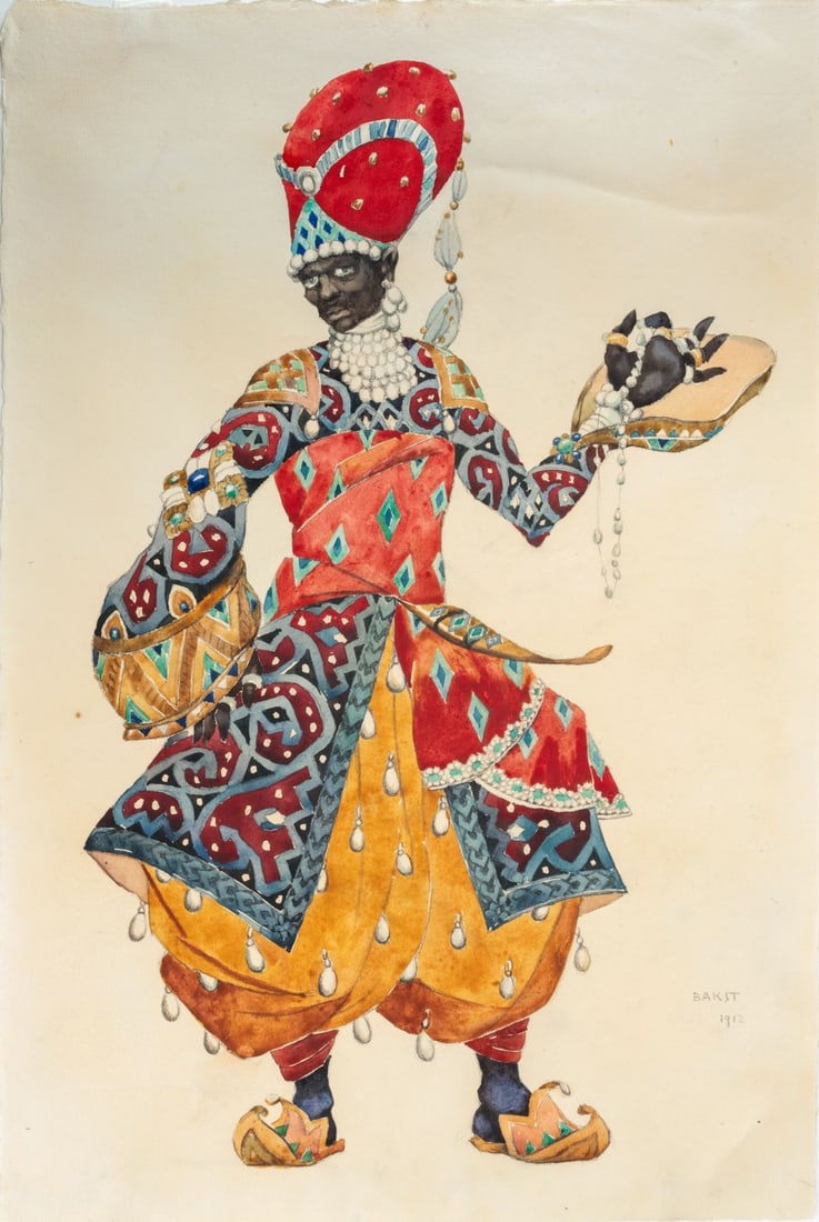 Leon Bakst (1866 - 1924), Costume Design for Scheherazade (1910) (1 of 1)