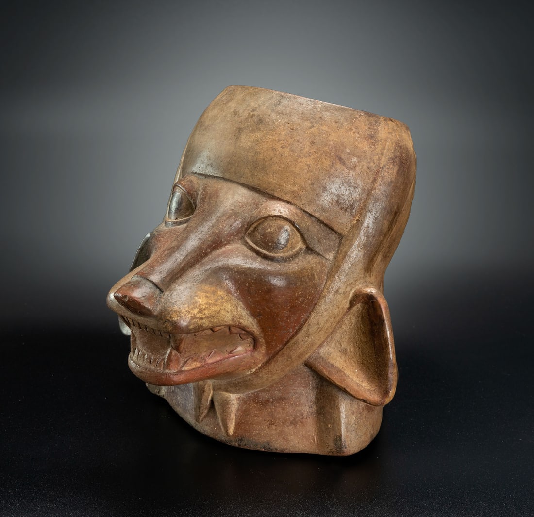 A Zoomorphic Effigy Jar, Moche, Peru, 450-700 CE (1 of 5)