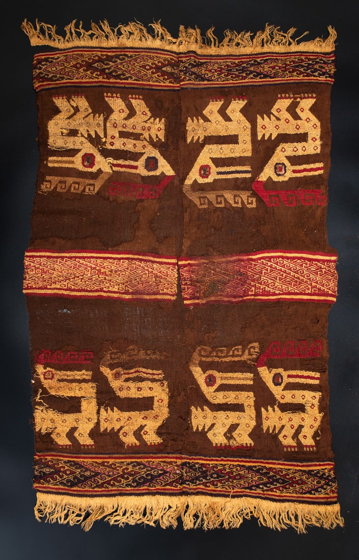 A Tunic with Stylized Pelicans, North Coast, Peru, Late Horizon, 1350-1530 CE (1 of 2)