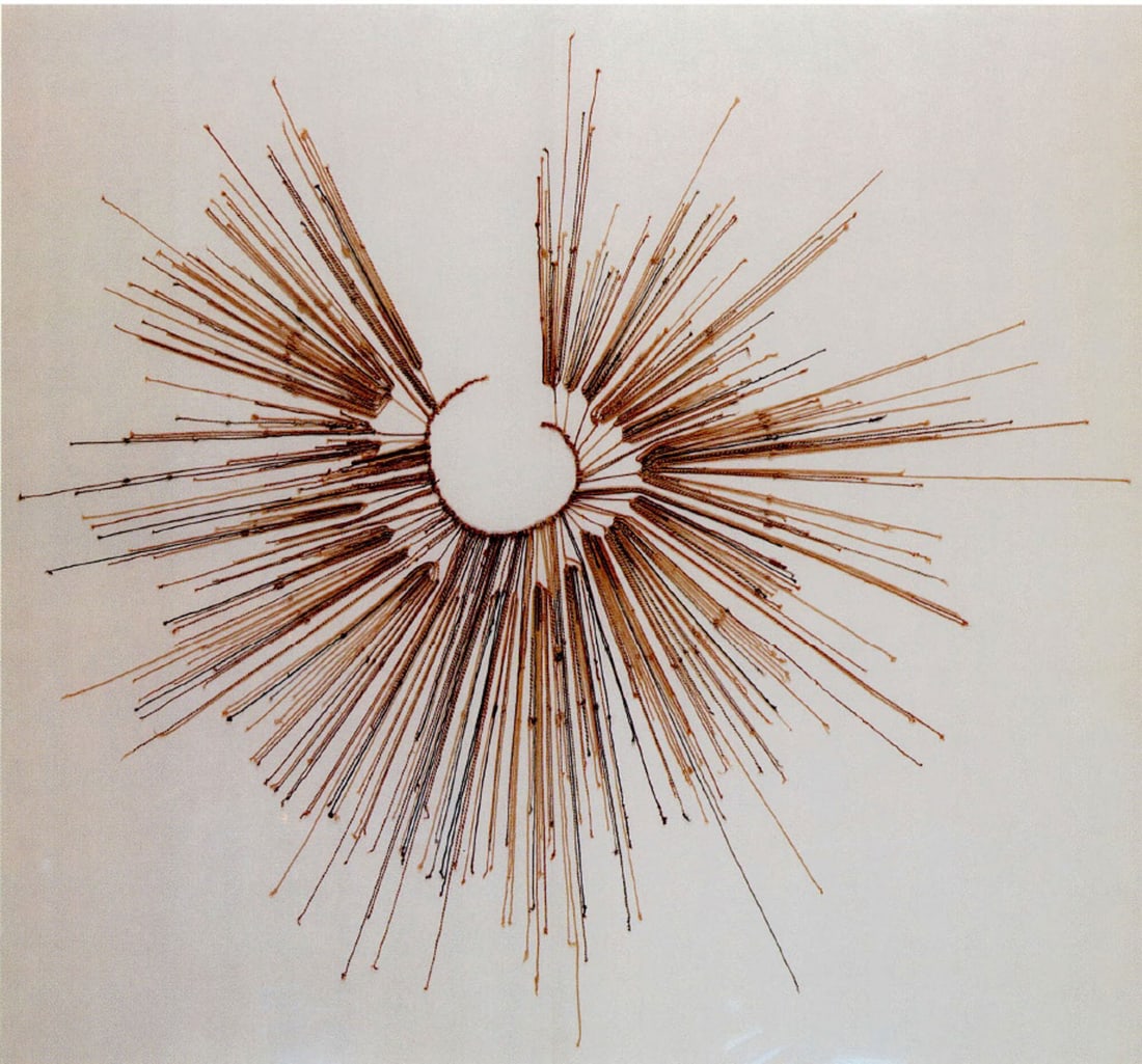A Big Kipu (Quipu) with Predominance of Subsidiary Clusters, Coast, Late Horizon, 1470-1550 CE (1 of 1)