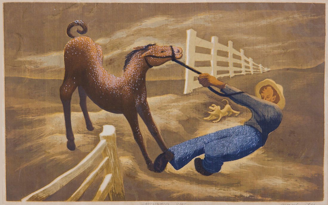 Bernard J. Steffen (1907-1980), Cantankerous Colt (1 of 1)