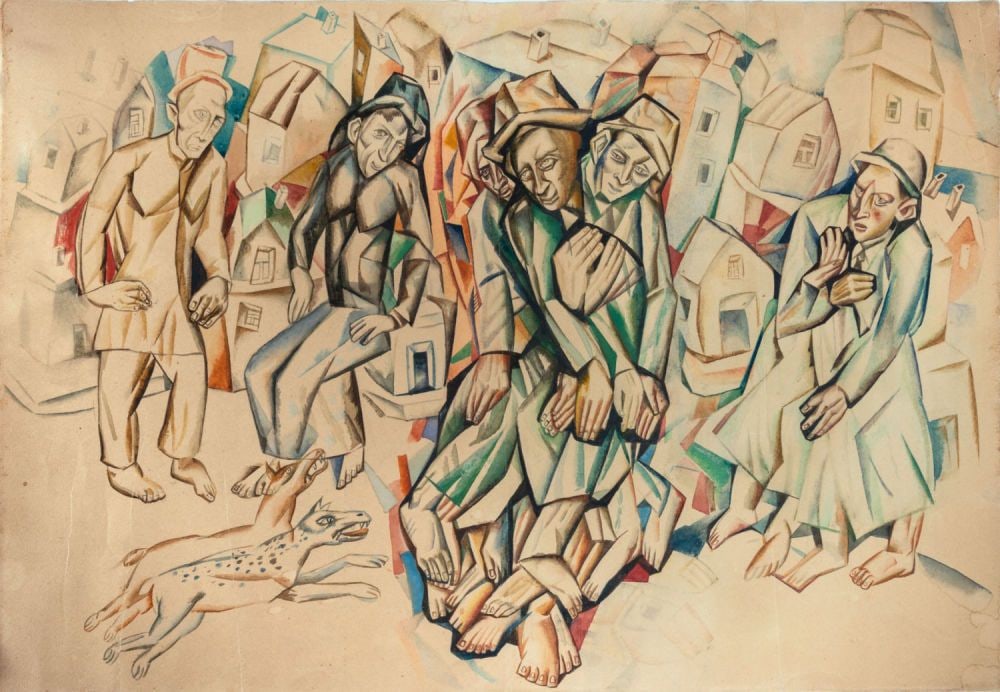 Pavel Filonov (1883-1941), Rebirth of the People (1 of 2)