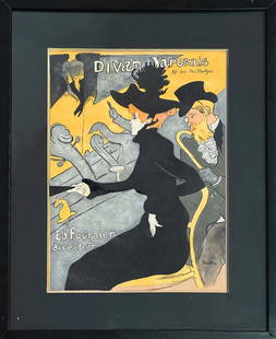 Henri de Toulouse-Lautrec (1864–1901): Henri de Toulouse-Lautrec (1864–1901)  Gouache on paper      Signed lower right      Dimensions including frame: 60 &times; 48.5 cm      Dimensions exc