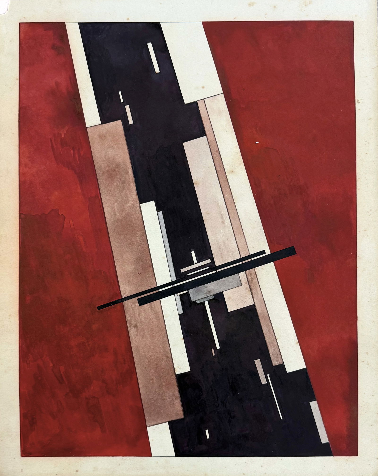 Ilya Chashnik (1902-1929), Saint Petersburg Suprematism Composition (1 of 2)