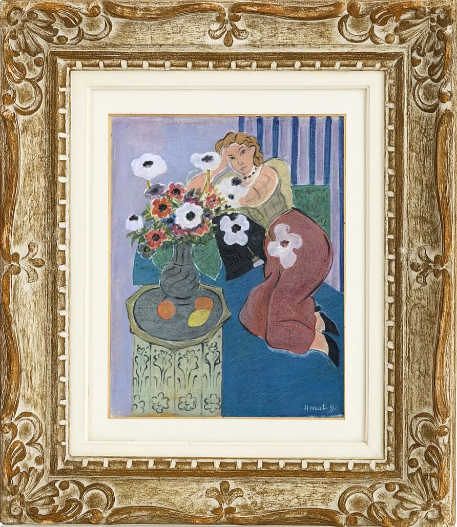 Henri Matisse (1869-1954), Woman with Flowers (1 of 4)