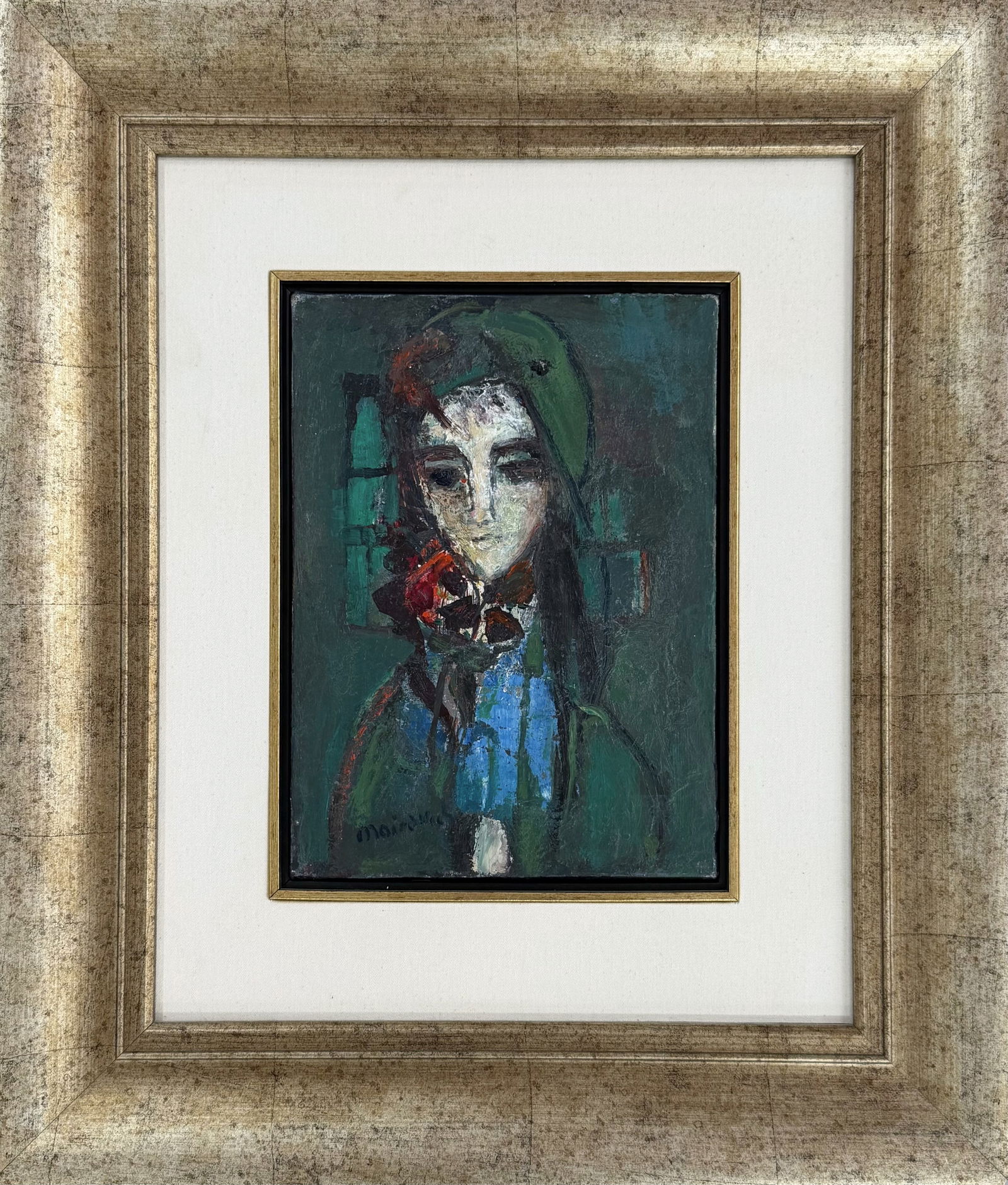 Zvi Meirovitz (1911-1974), Israel, Portrait of Woman (1 of 3)