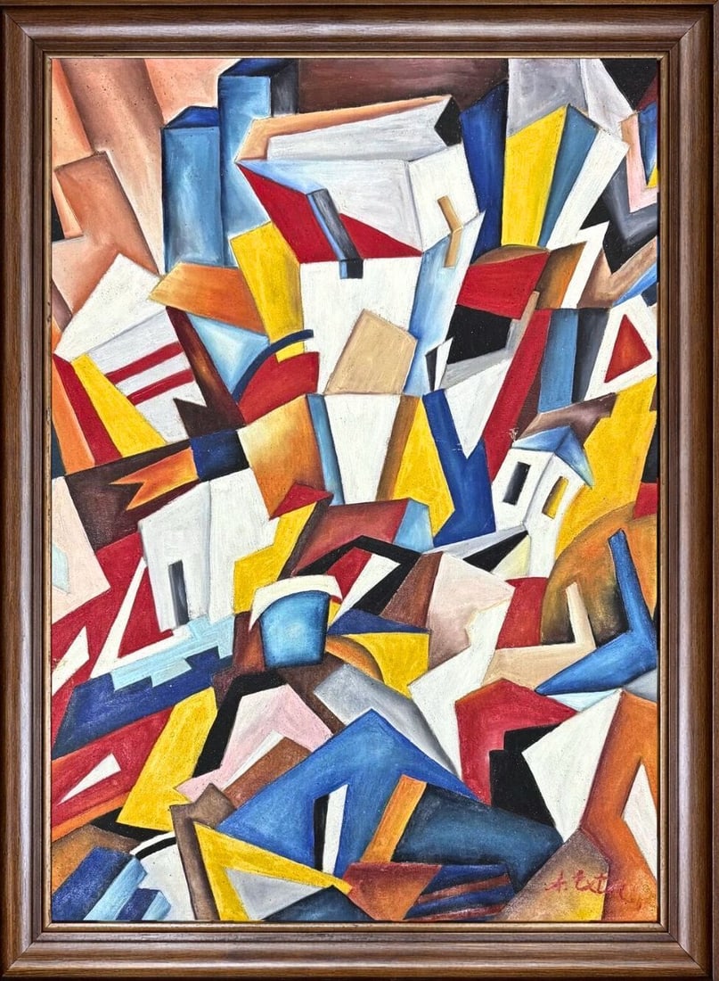 Alexandra Exter (1882-1949), Russia, Cubist Composition (1 of 4)