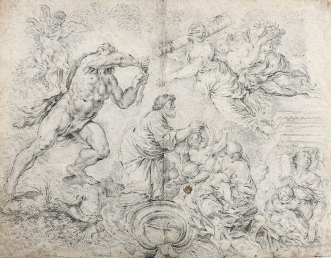 Egidius II SADELER (1570-1629), An Allegory of Good and Evil (1 of 4)