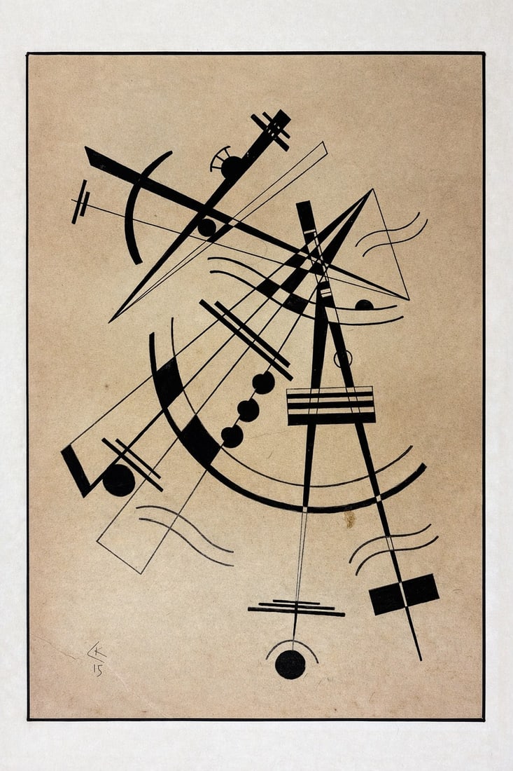 Wassily Kandinsky (1866-1944), Untitled, Russia 1915 (1 of 3)