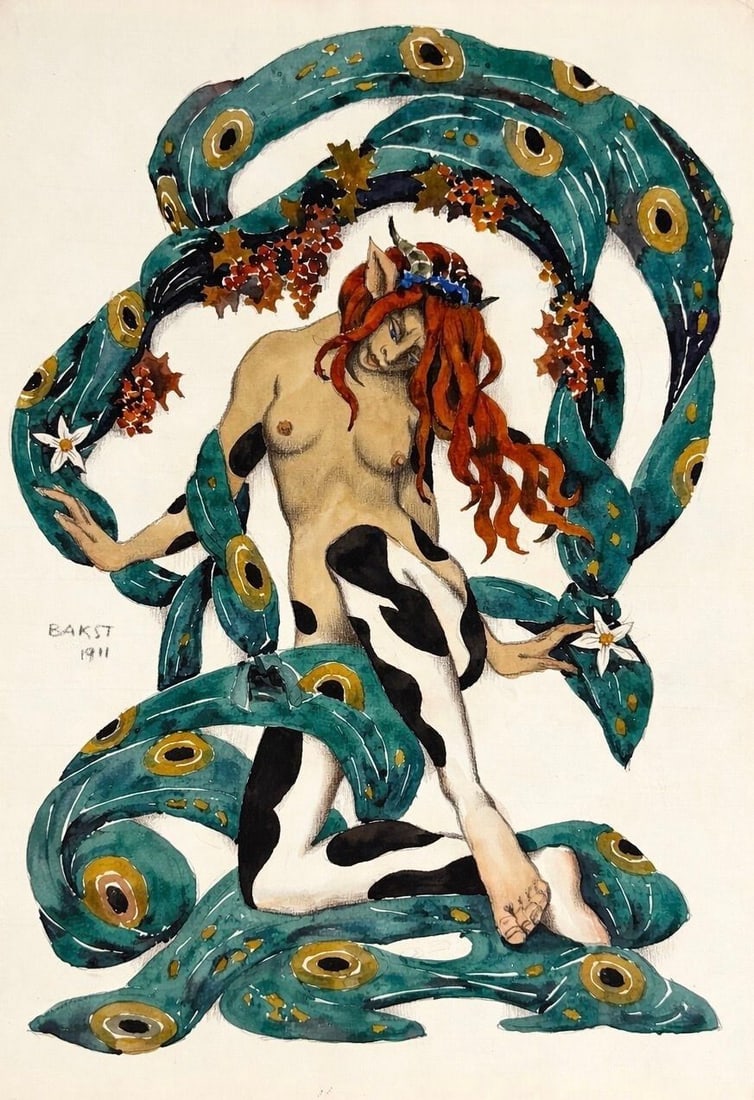 Leon Bakst (1866-1924), Theatrical Costume Design (1 of 3)
