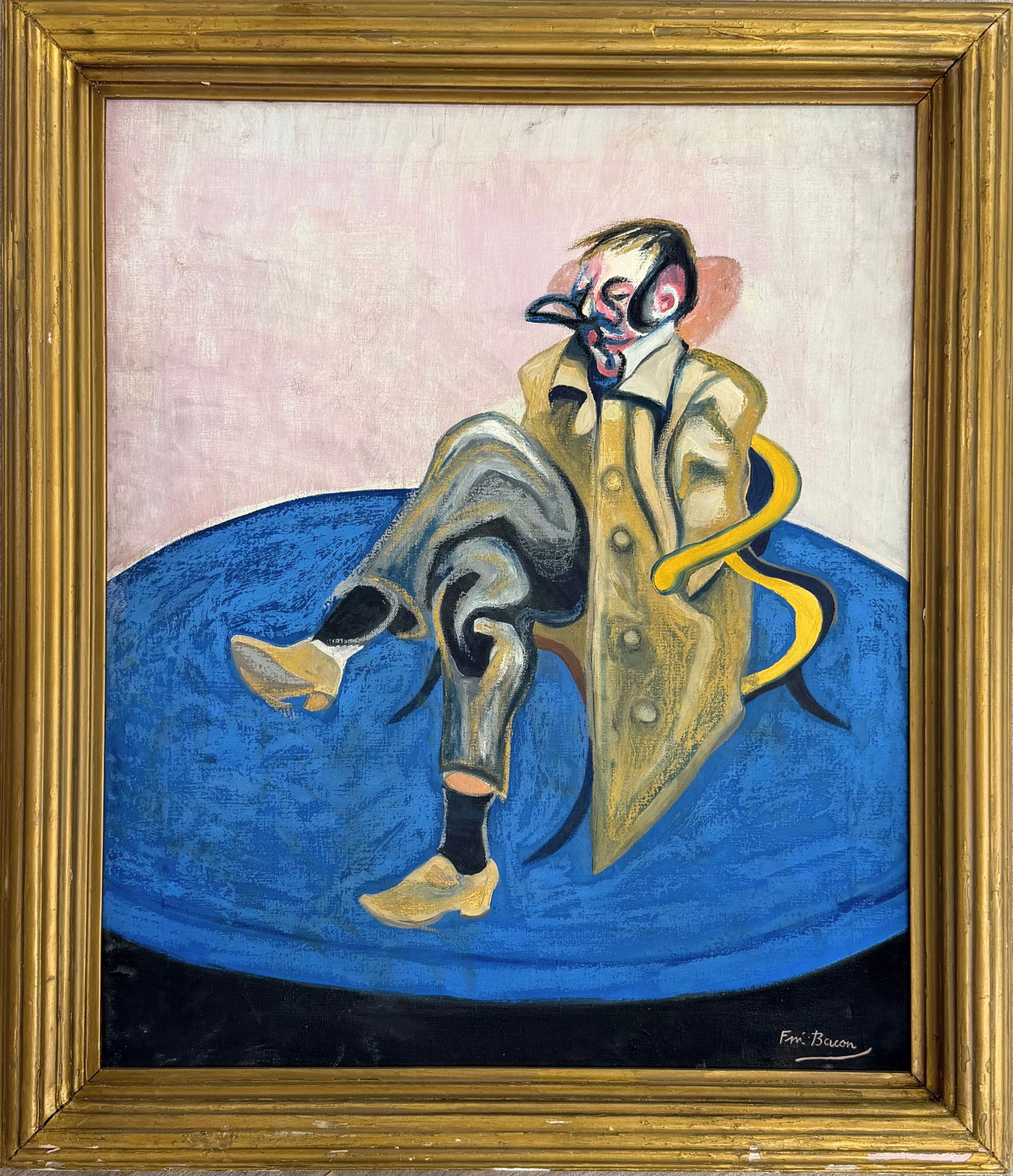 Francis Bacon (1909-1992), Portrait of a Friend: Francis Bacon (1909-1992), Portrait of a Friend Oil on canvas Signed lower right Dimensions (including frame):73 x 63 cm Dimensions (excluding frame) :61.5 x 51cm